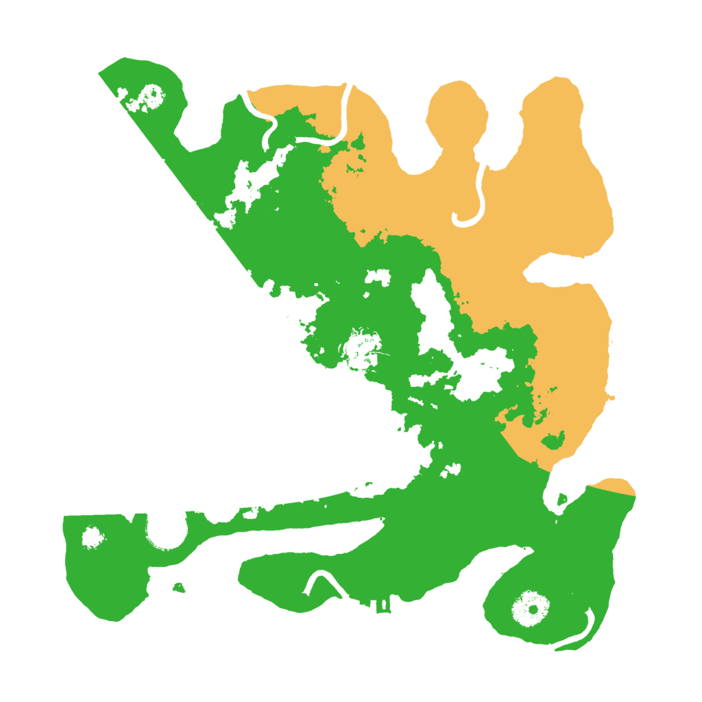 Biome Rust Map: Procedural Map, Size: 3000, Seed: 2143617440