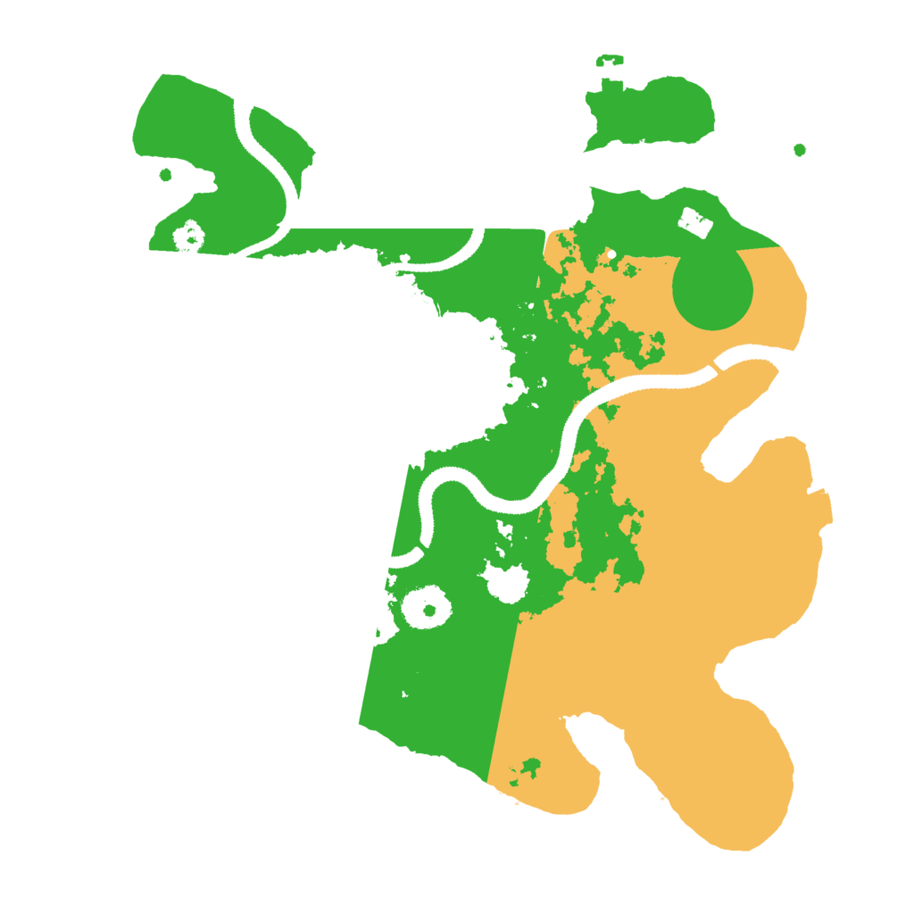 Biome Rust Map: Procedural Map, Size: 3000, Seed: 1270359831