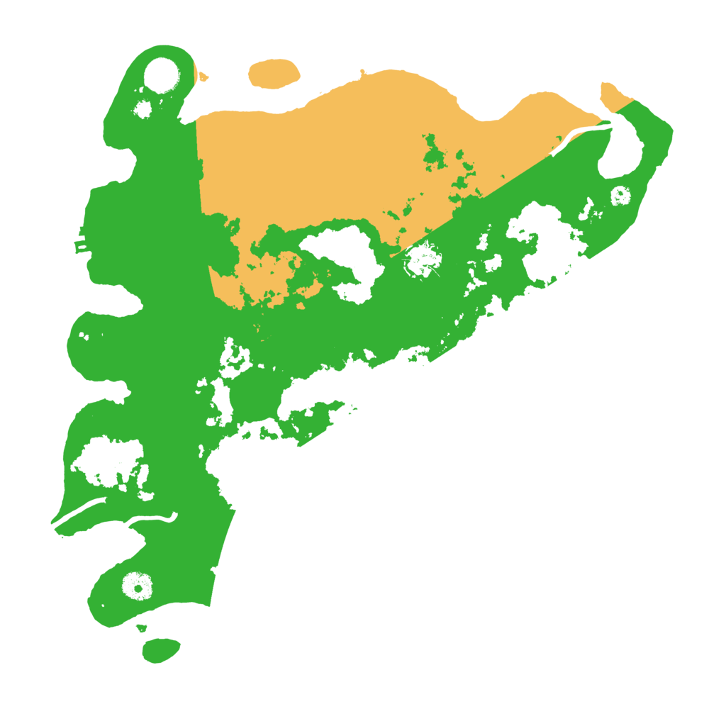 Biome Rust Map: Procedural Map, Size: 3700, Seed: 788732