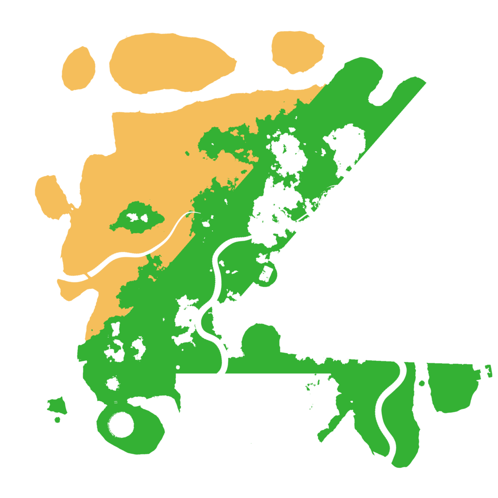 Biome Rust Map: Procedural Map, Size: 3500, Seed: 952129877