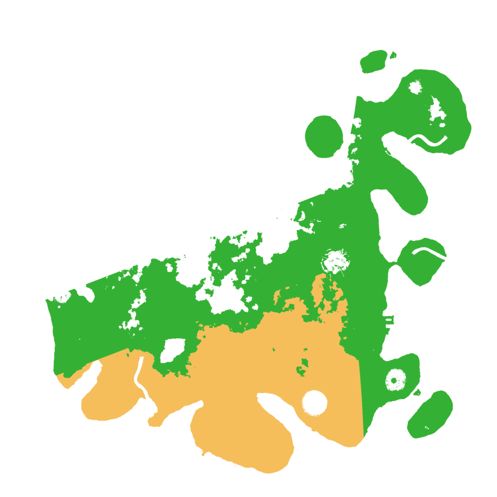 Biome Rust Map: Procedural Map, Size: 3500, Seed: 3215518