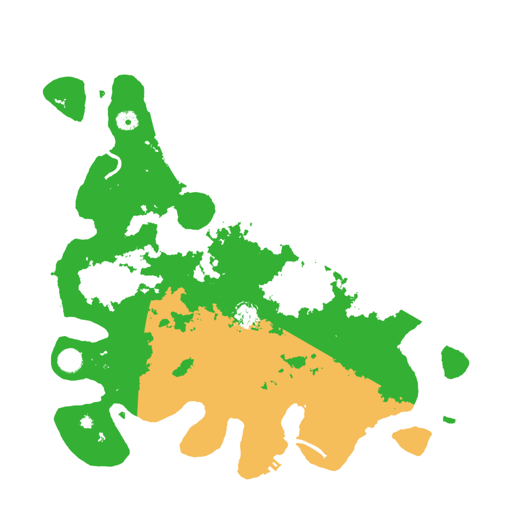 Biome Rust Map: Procedural Map, Size: 3650, Seed: 5566889