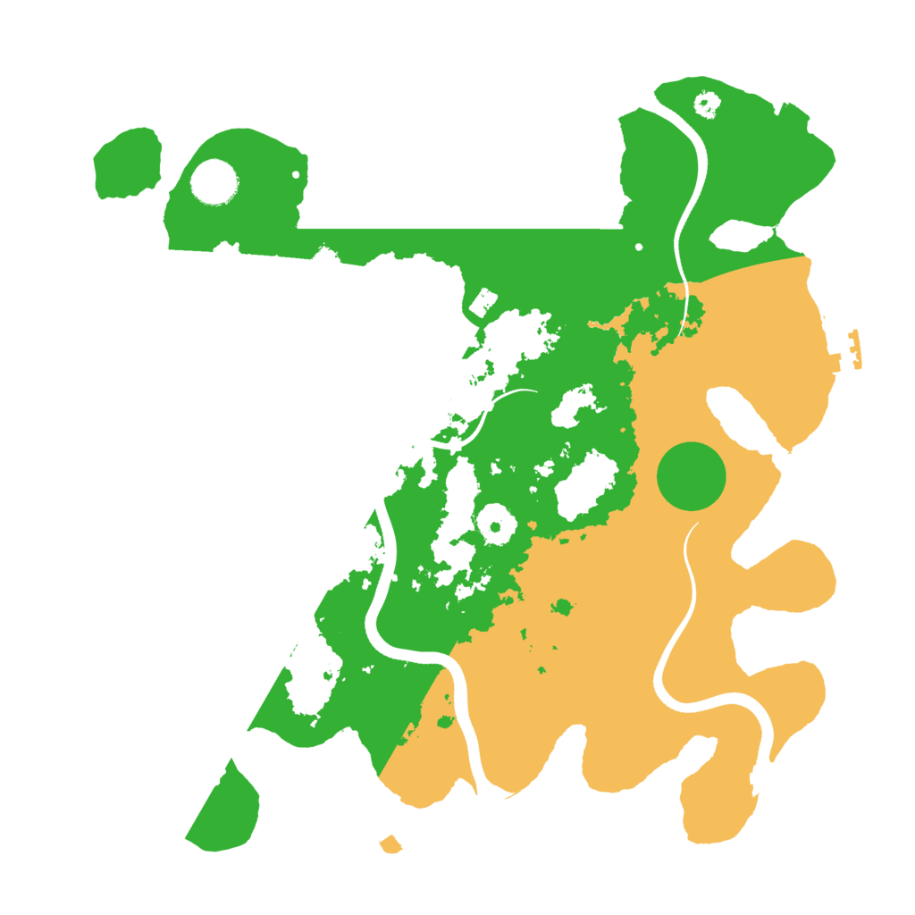 Biome Rust Map: Procedural Map, Size: 3500, Seed: 943058141