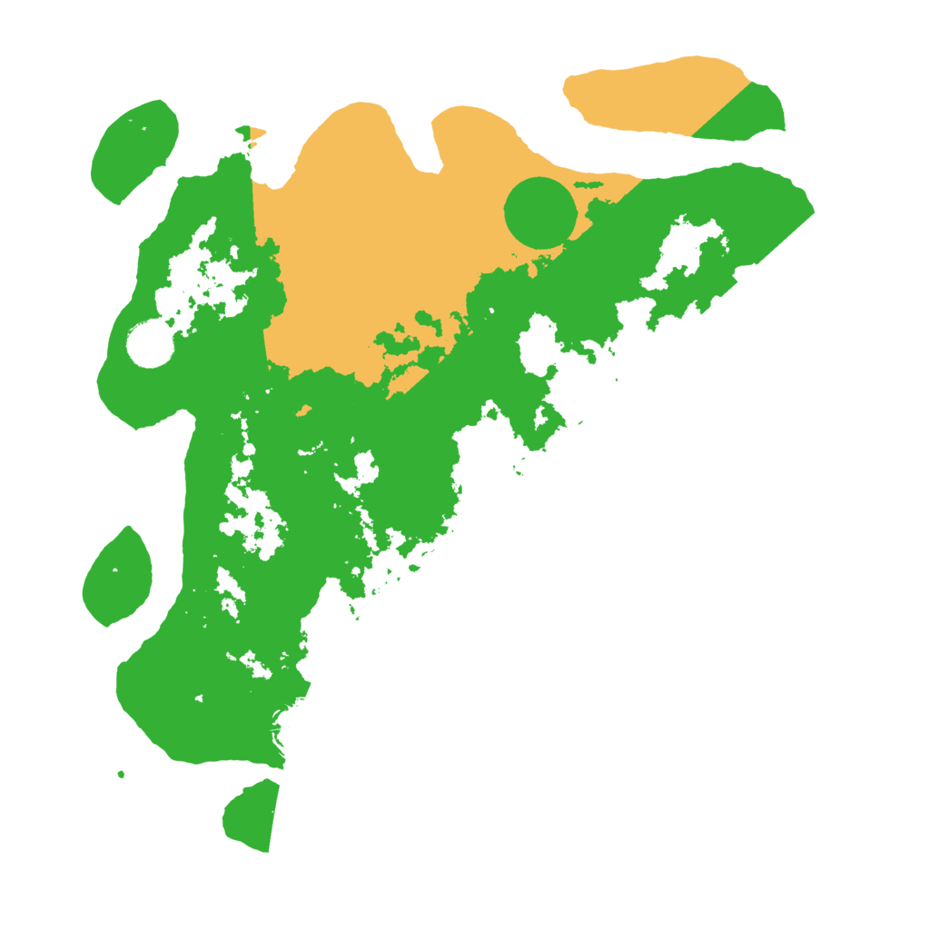 Biome Rust Map: Barren, Size: 3500, Seed: 1634817455