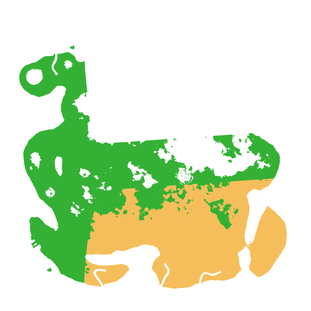 Biome Rust Map: Procedural Map, Size: 3500, Seed: 4120