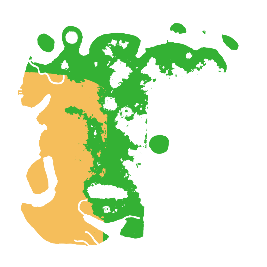 Biome Rust Map: Procedural Map, Size: 3800, Seed: 334165