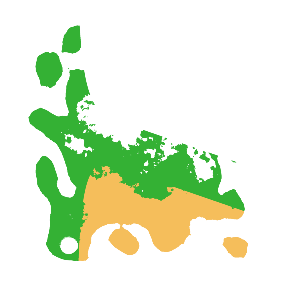 Biome Rust Map: Barren, Size: 3000, Seed: 1899