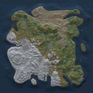 Thumbnail Rust Map: Procedural Map, Size: 3850, Seed: 471509599, 19 Monuments