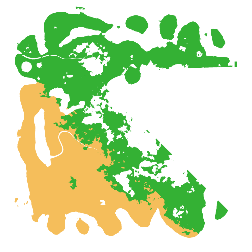 Biome Rust Map: Procedural Map, Size: 4250, Seed: 646001064