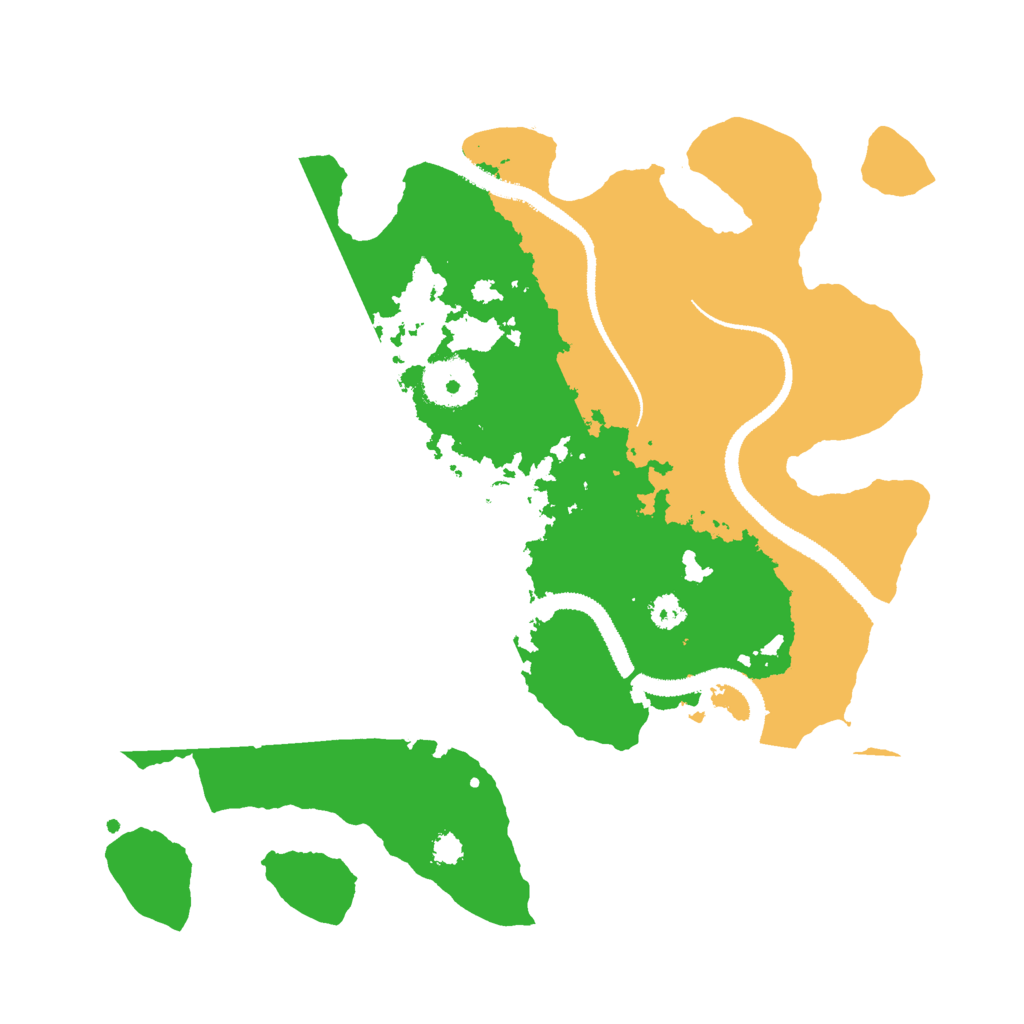 Biome Rust Map: Procedural Map, Size: 3000, Seed: 346246