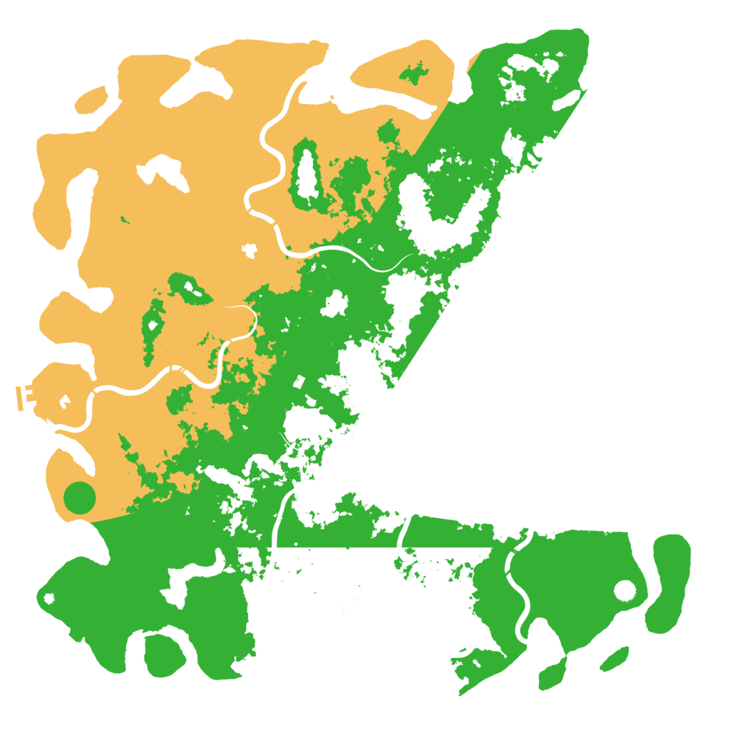 Biome Rust Map: Procedural Map, Size: 6000, Seed: 179836876
