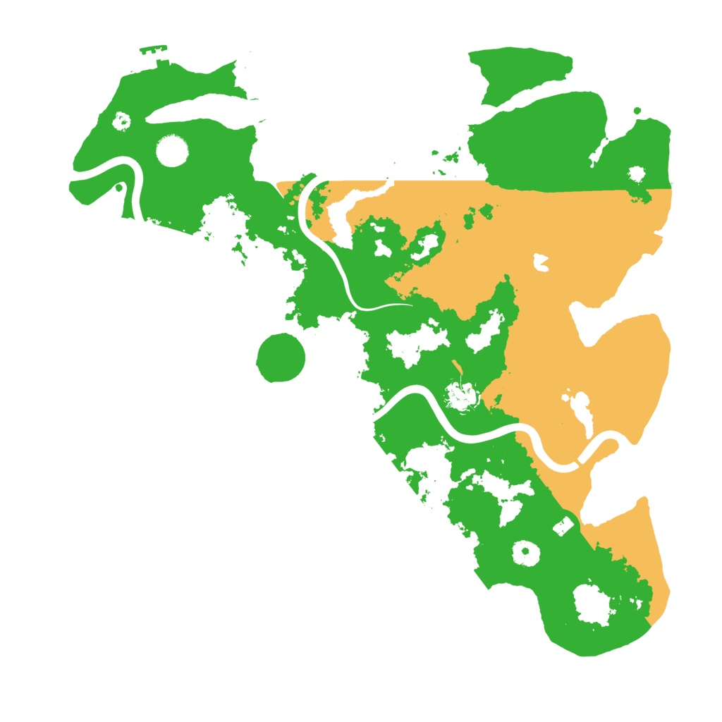 Biome Rust Map: Procedural Map, Size: 4000, Seed: 764747