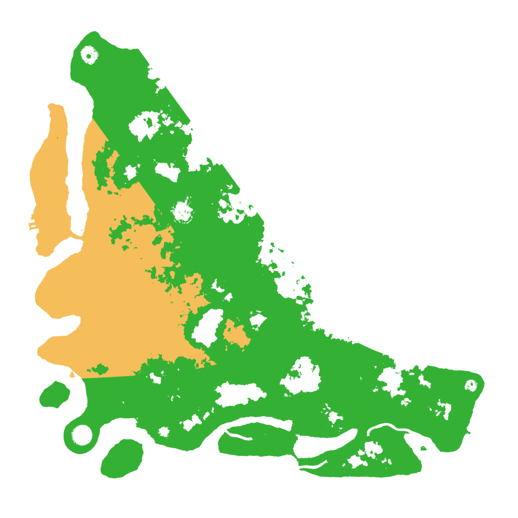 Biome Rust Map: Procedural Map, Size: 4500, Seed: 54314