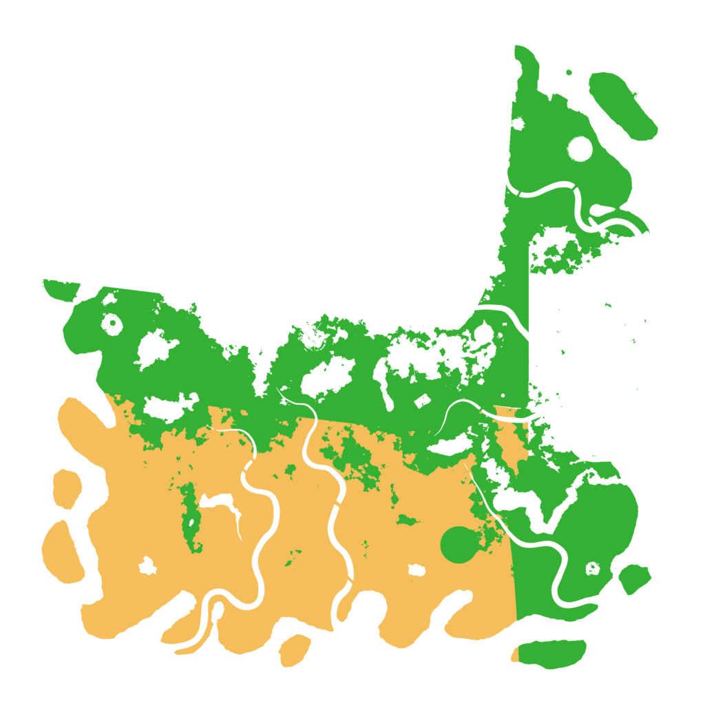 Biome Rust Map: Procedural Map, Size: 5000, Seed: 50300