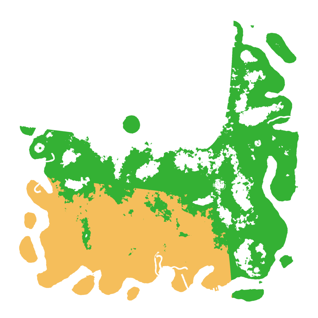 Biome Rust Map: Procedural Map, Size: 5000, Seed: 50300