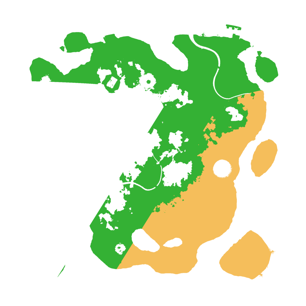 Biome Rust Map: Procedural Map, Size: 3000, Seed: 489424