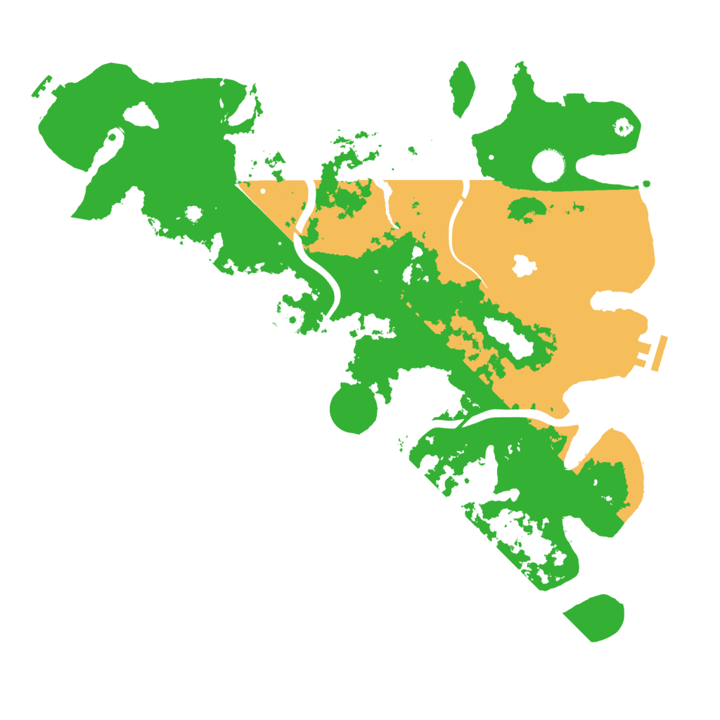 Biome Rust Map: Procedural Map, Size: 4000, Seed: 391564