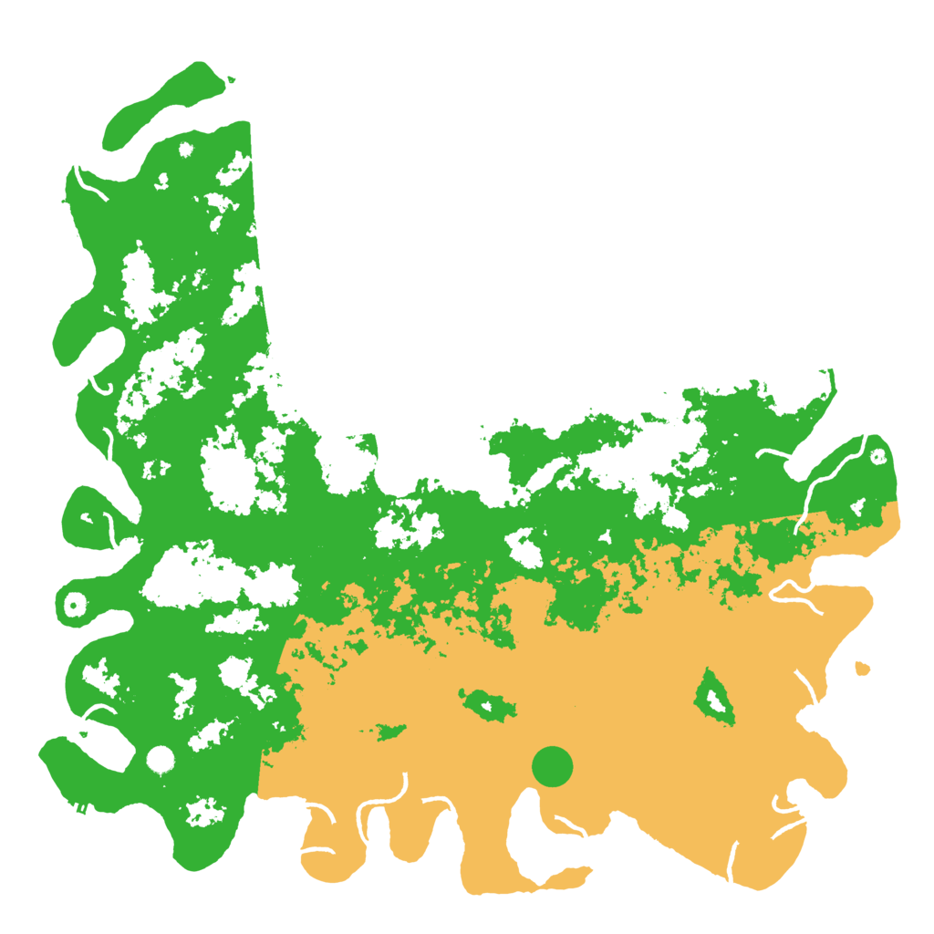 Biome Rust Map: Procedural Map, Size: 6000, Seed: 1537
