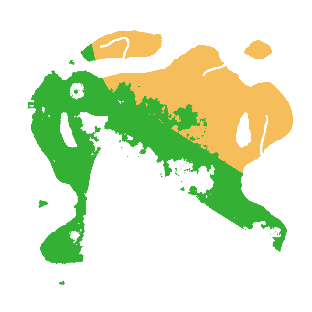Biome Rust Map: Procedural Map, Size: 3000, Seed: 1593919952