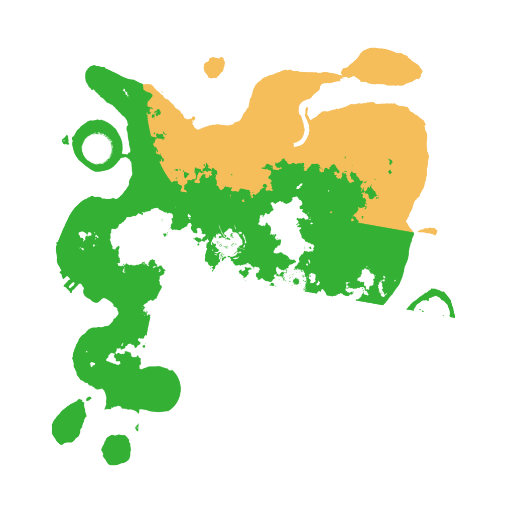 Biome Rust Map: Procedural Map, Size: 3000, Seed: 740855