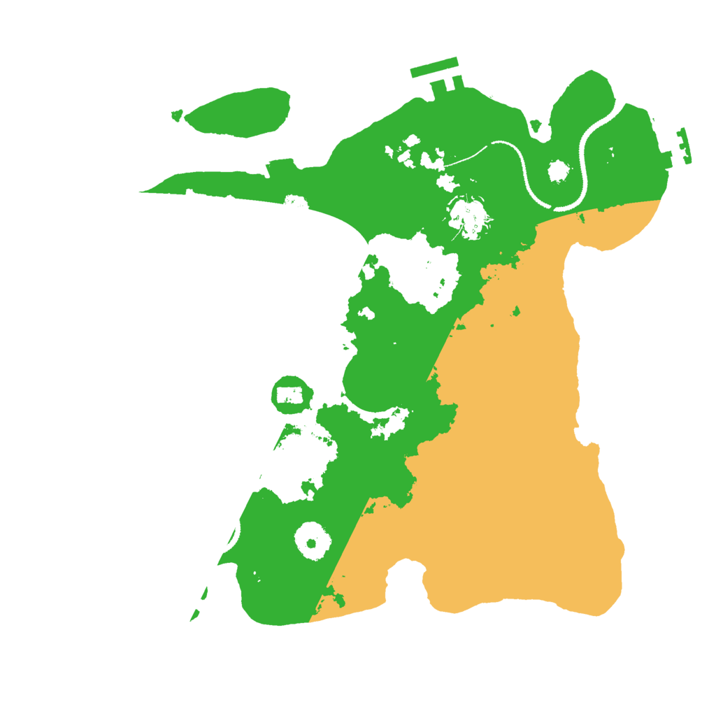 Biome Rust Map: Procedural Map, Size: 3000, Seed: 485965