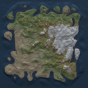 Thumbnail Rust Map: Procedural Map, Size: 4250, Seed: 1489034971, 19 Monuments