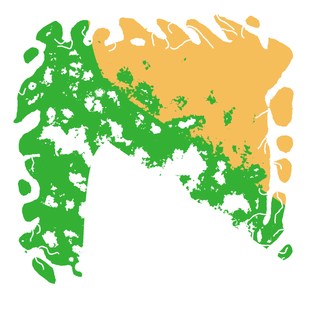 Biome Rust Map: Procedural Map, Size: 6000, Seed: 6646