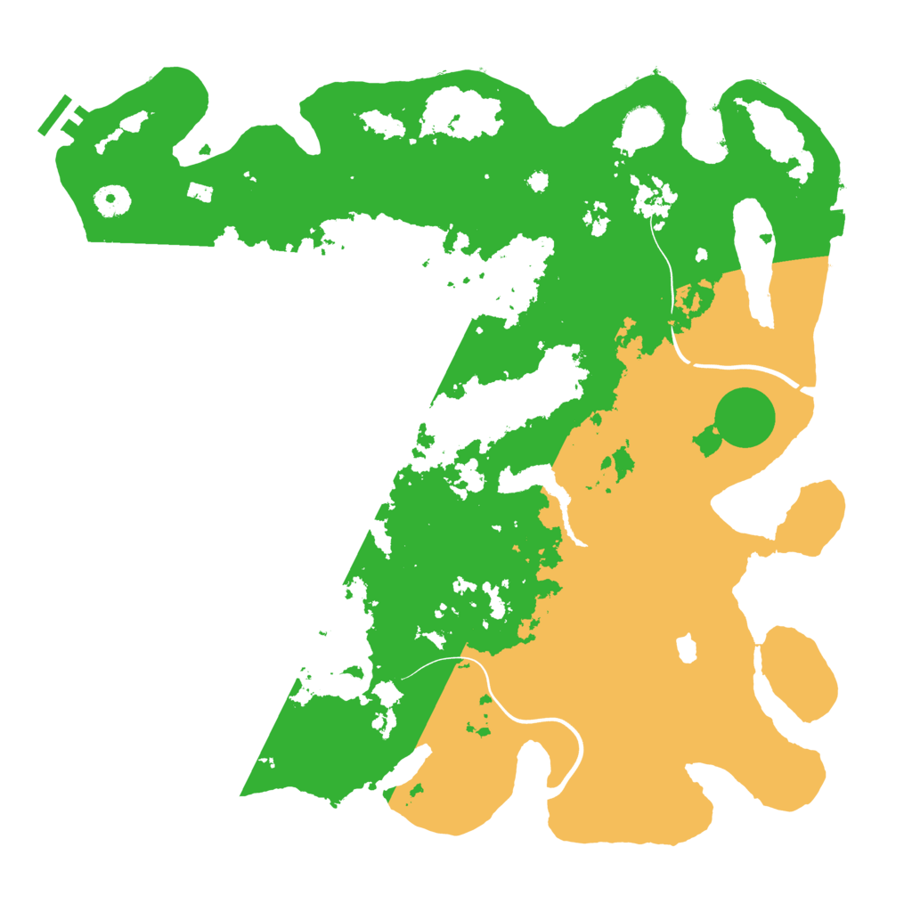 Biome Rust Map: Procedural Map, Size: 4000, Seed: 80983