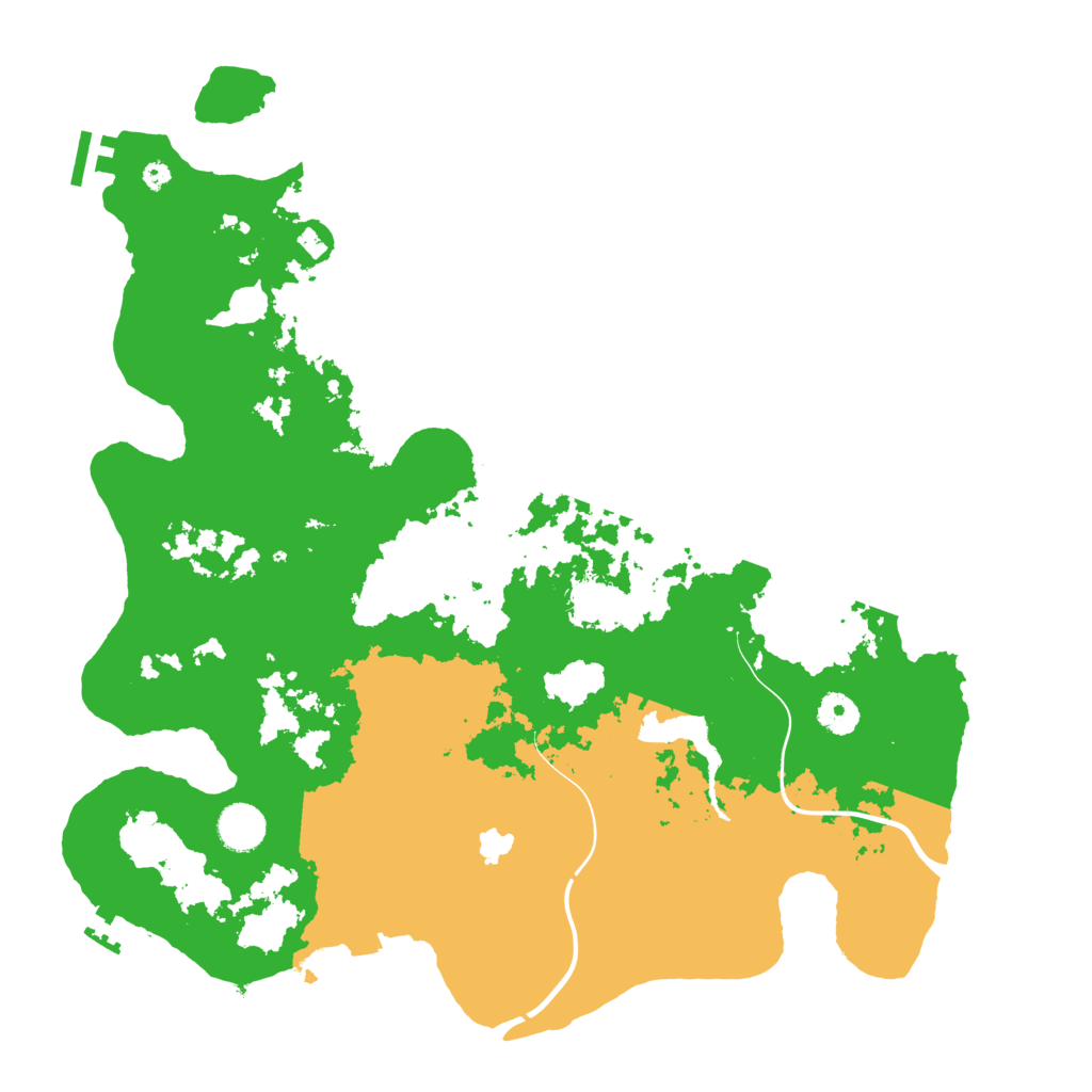 Biome Rust Map: Procedural Map, Size: 4000, Seed: 540372