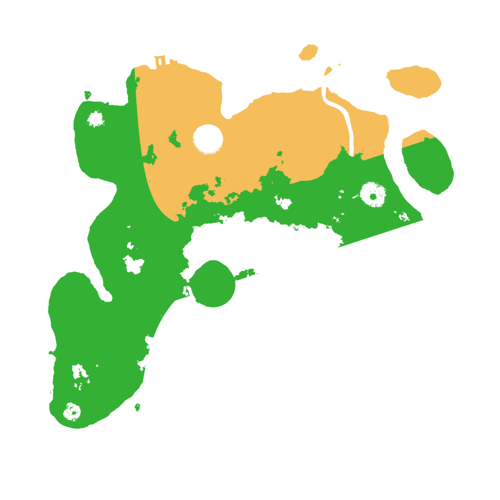 Biome Rust Map: Procedural Map, Size: 3000, Seed: 954918212