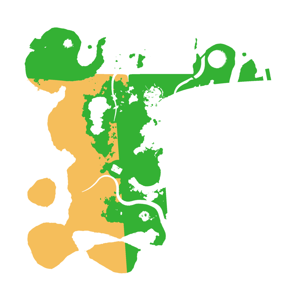 Biome Rust Map: Procedural Map, Size: 3000, Seed: 28217