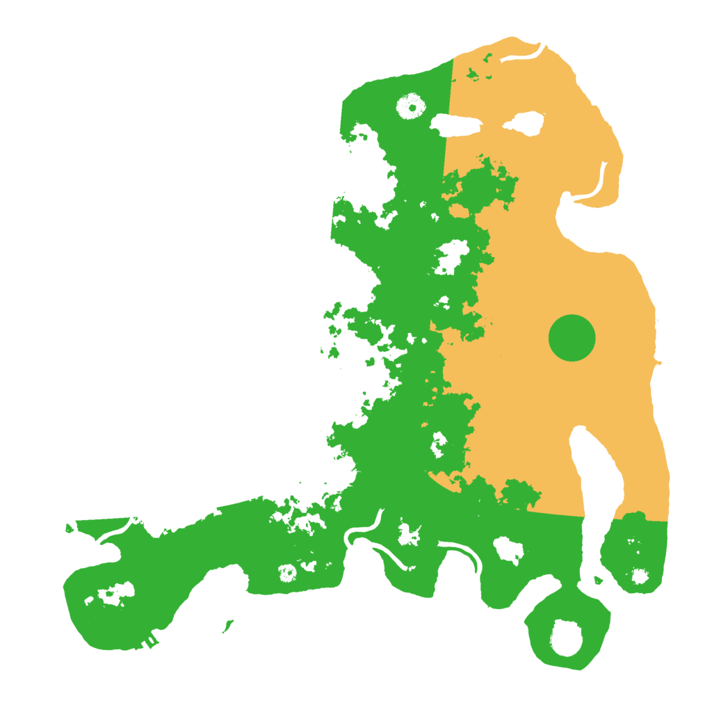 Biome Rust Map: Procedural Map, Size: 4000, Seed: 253494