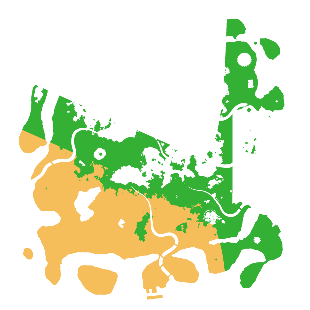 Biome Rust Map: Procedural Map, Size: 4000, Seed: 312005