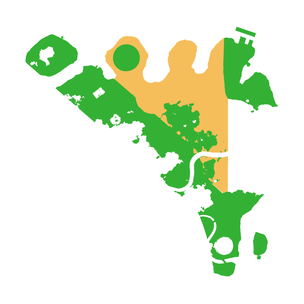 Biome Rust Map: Procedural Map, Size: 3000, Seed: 380478