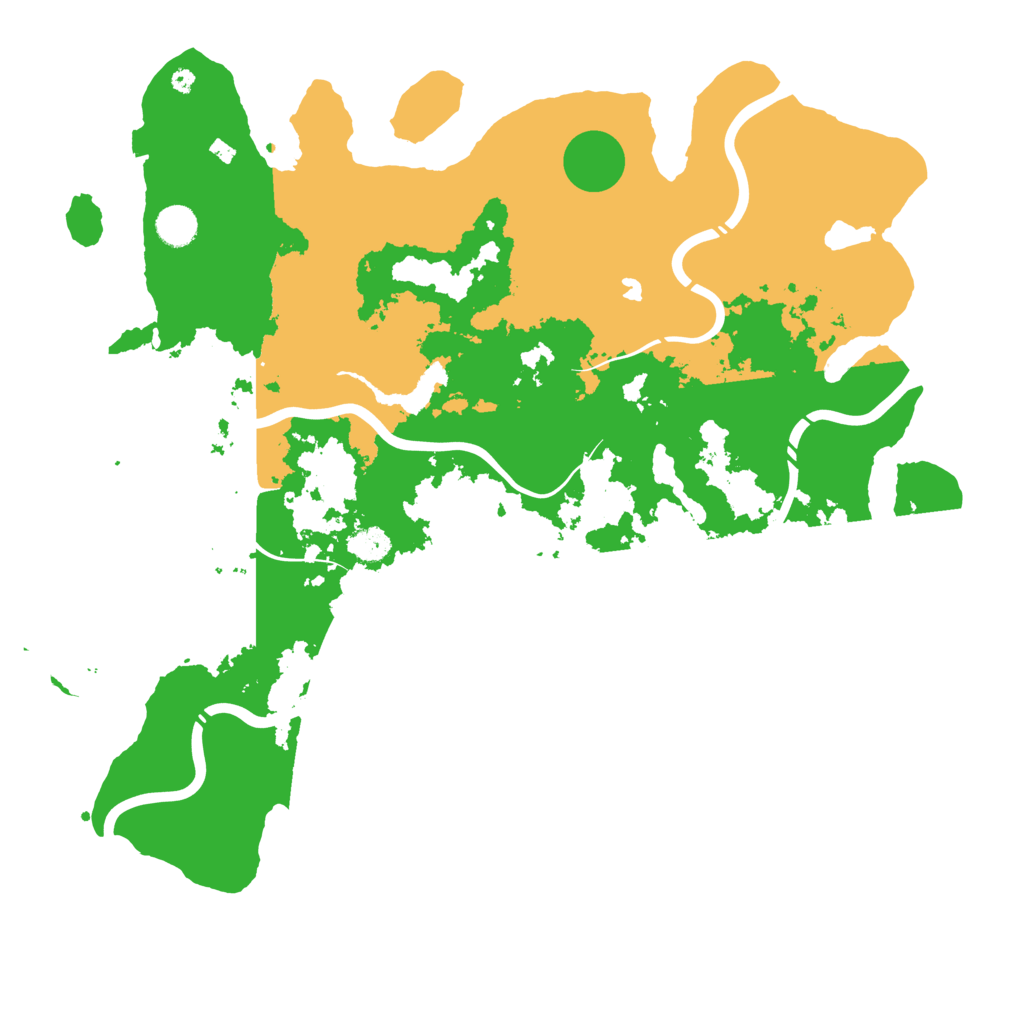 Biome Rust Map: Procedural Map, Size: 4394, Seed: 4440