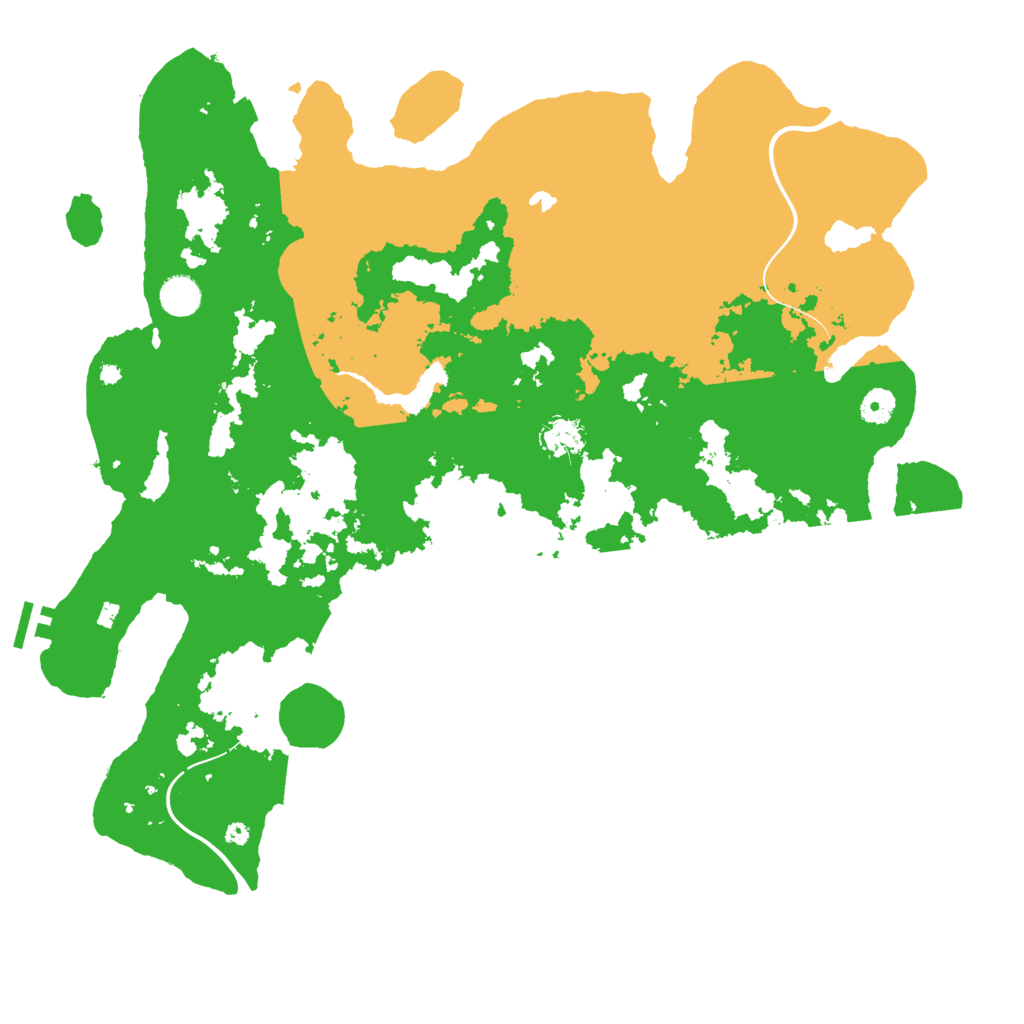 Biome Rust Map: Procedural Map, Size: 4394, Seed: 4440