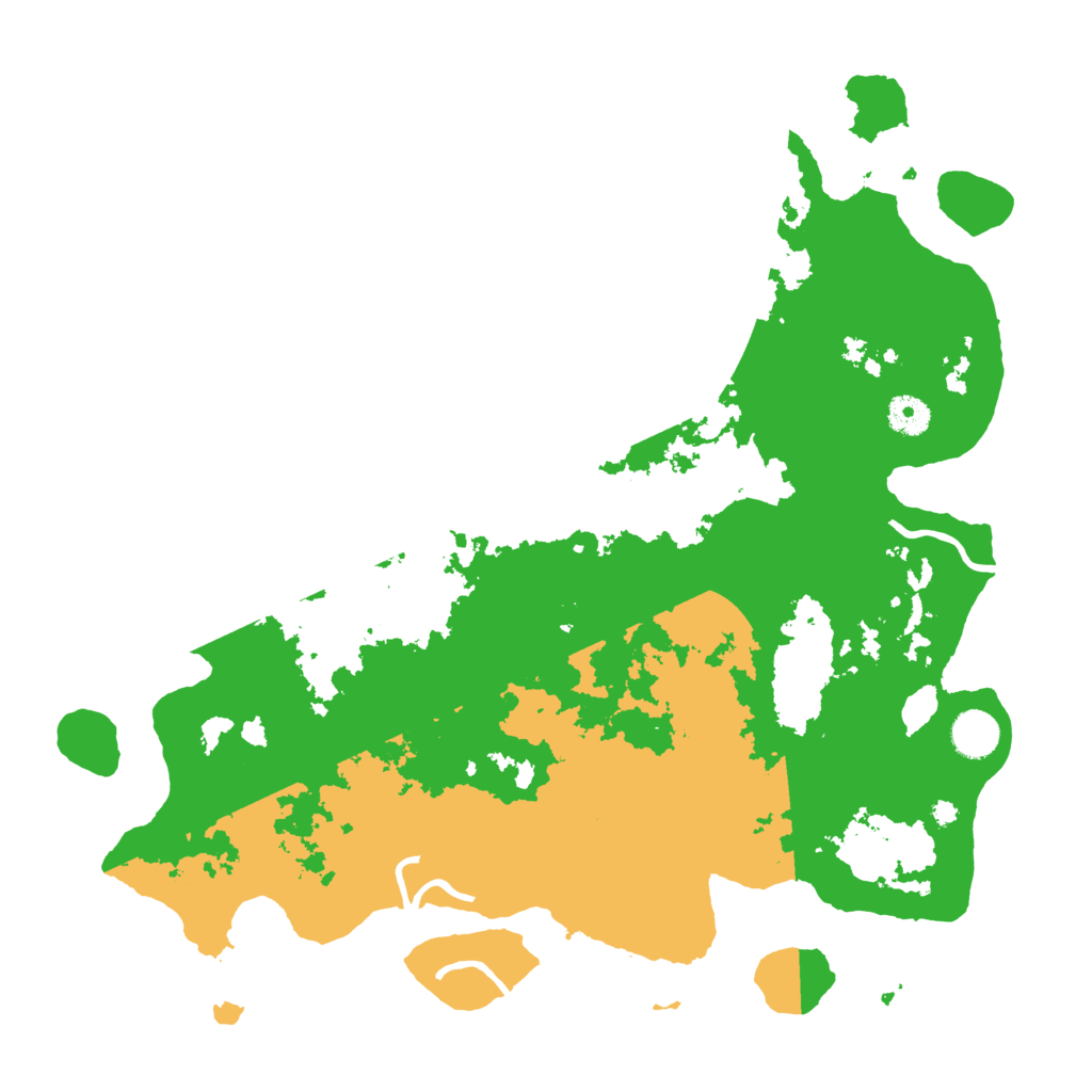 Biome Rust Map: Procedural Map, Size: 4000, Seed: 208172