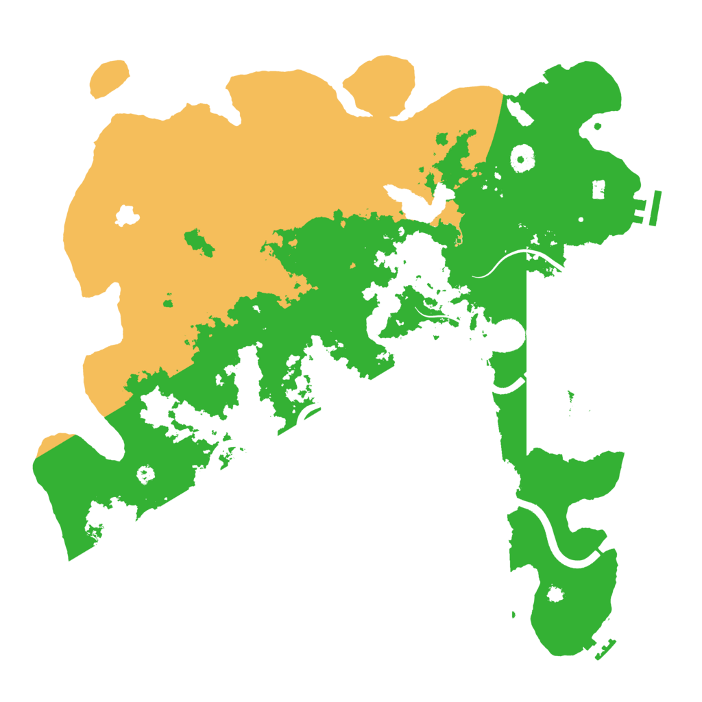 Biome Rust Map: Procedural Map, Size: 4000, Seed: 779978