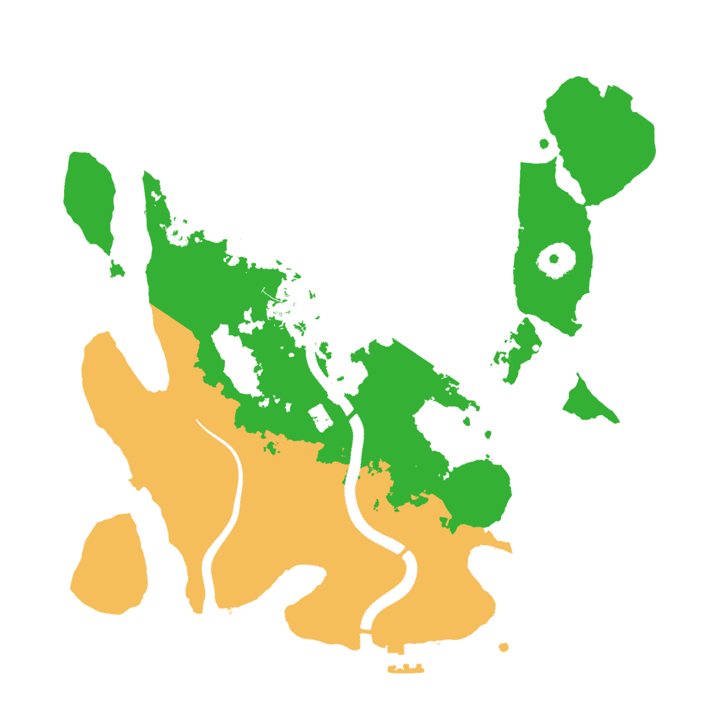 Biome Rust Map: Procedural Map, Size: 3000, Seed: 305771