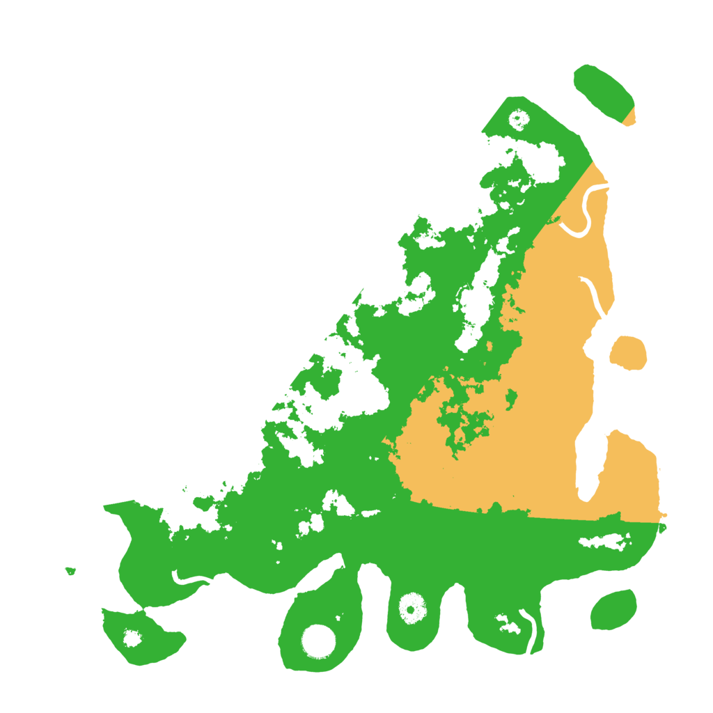 Biome Rust Map: Procedural Map, Size: 3700, Seed: 172912549