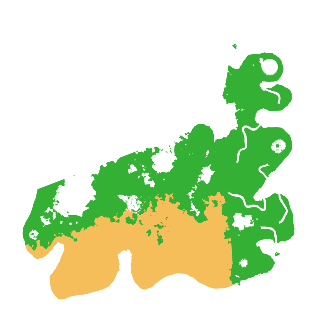 Biome Rust Map: Procedural Map, Size: 3500, Seed: 2013591591
