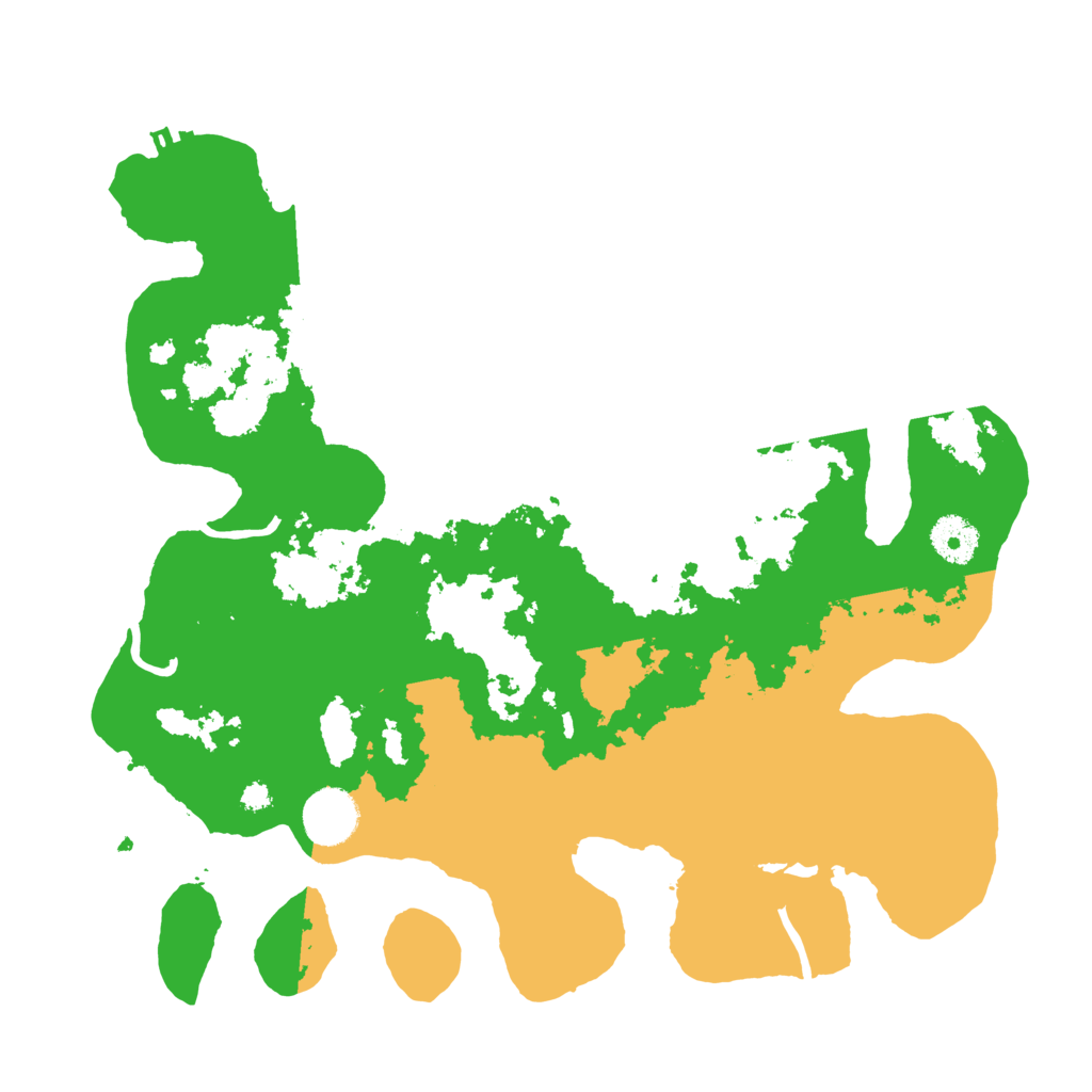 Biome Rust Map: Procedural Map, Size: 3500, Seed: 9454326