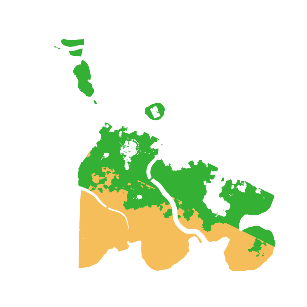 Biome Rust Map: Procedural Map, Size: 3000, Seed: 420494