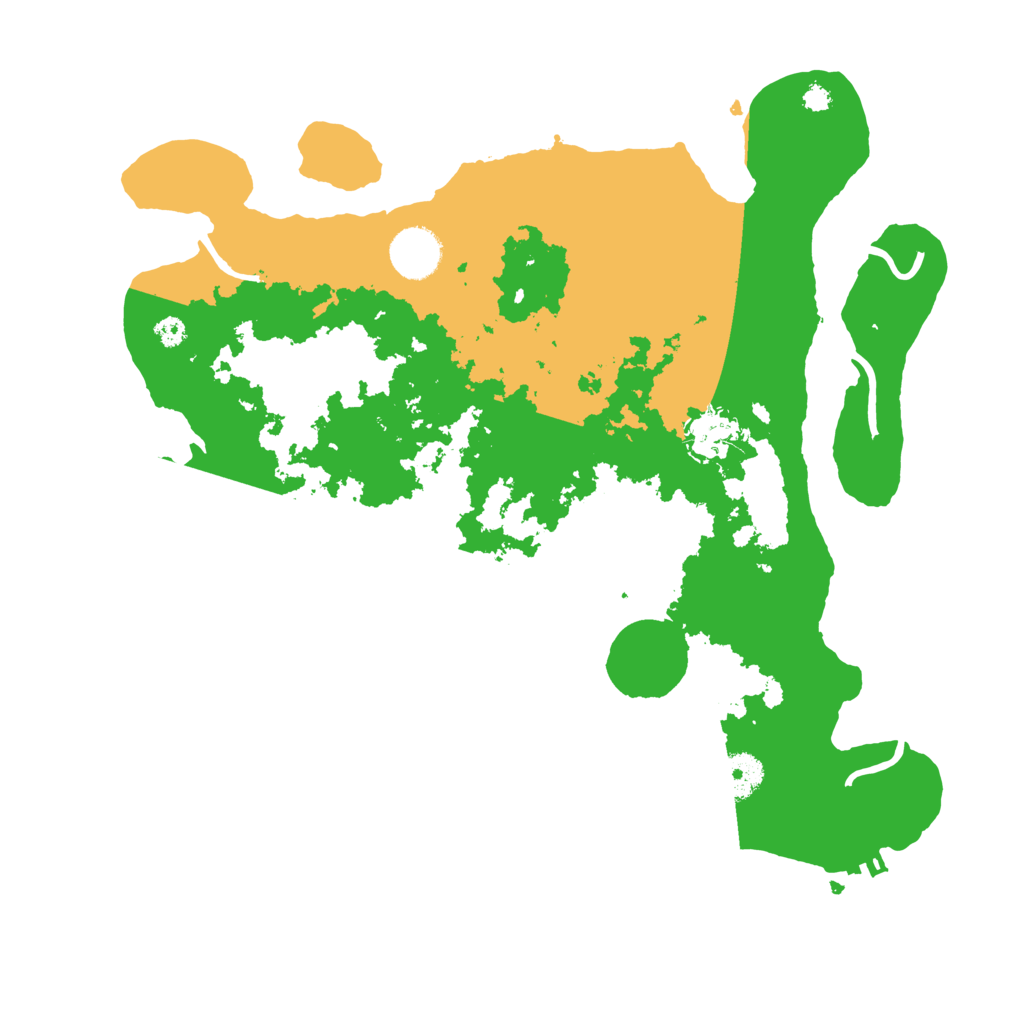 Biome Rust Map: Procedural Map, Size: 3500, Seed: 1087287611