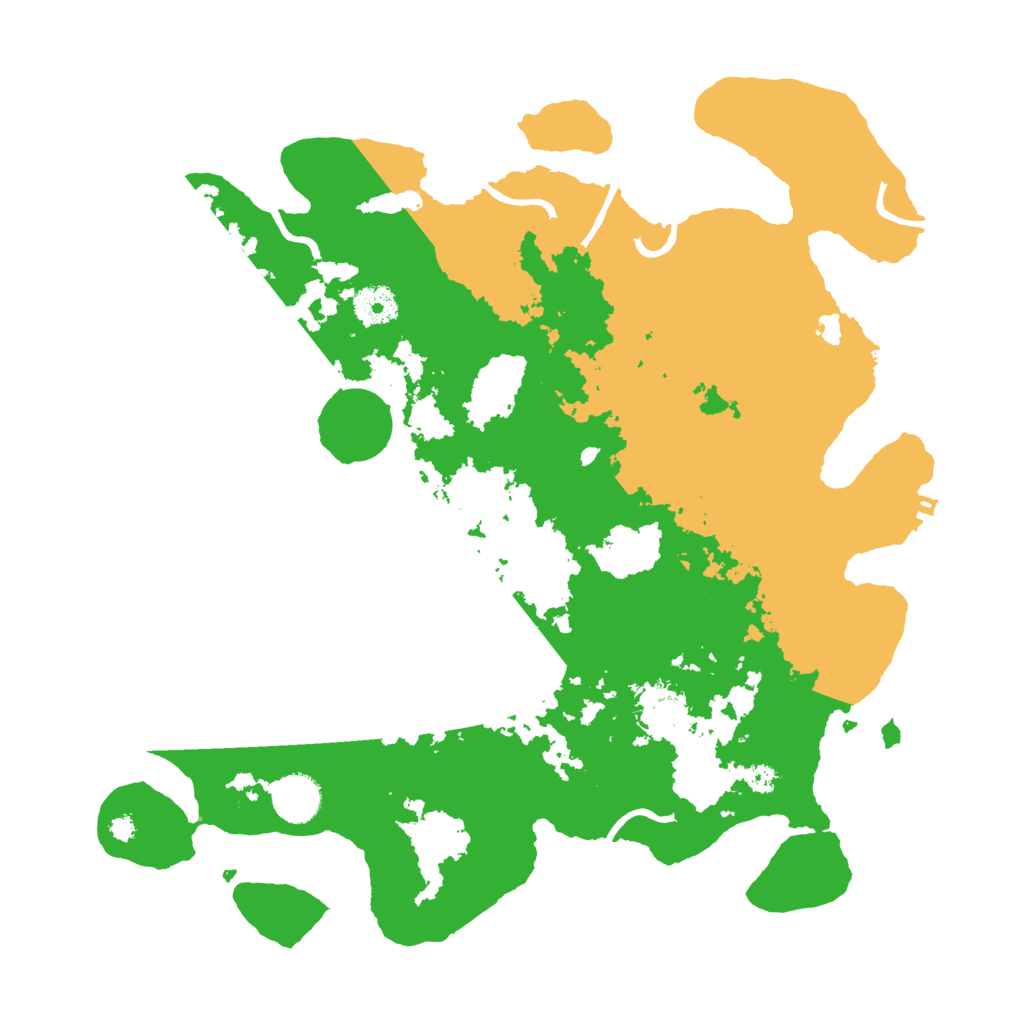 Biome Rust Map: Procedural Map, Size: 3700, Seed: 638318590