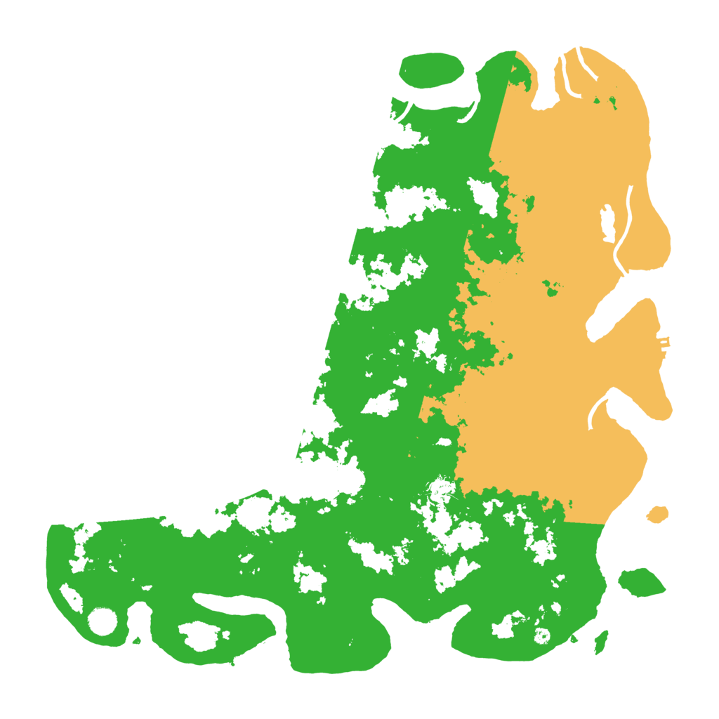 Biome Rust Map: Procedural Map, Size: 4500, Seed: 1705444152