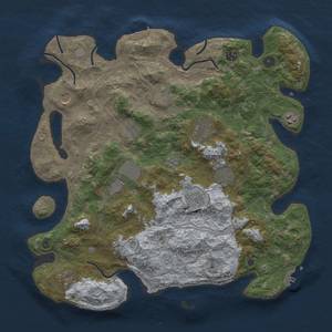 Thumbnail Rust Map: Procedural Map, Size: 4250, Seed: 8130347, 20 Monuments