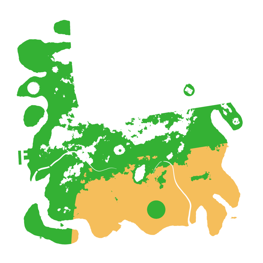 Biome Rust Map: Procedural Map, Size: 3800, Seed: 573975835