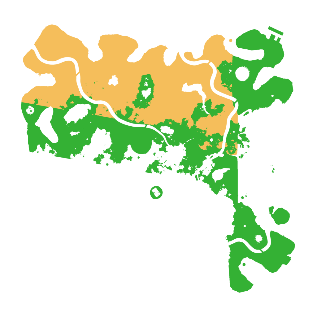 Biome Rust Map: Procedural Map, Size: 4000, Seed: 588395829