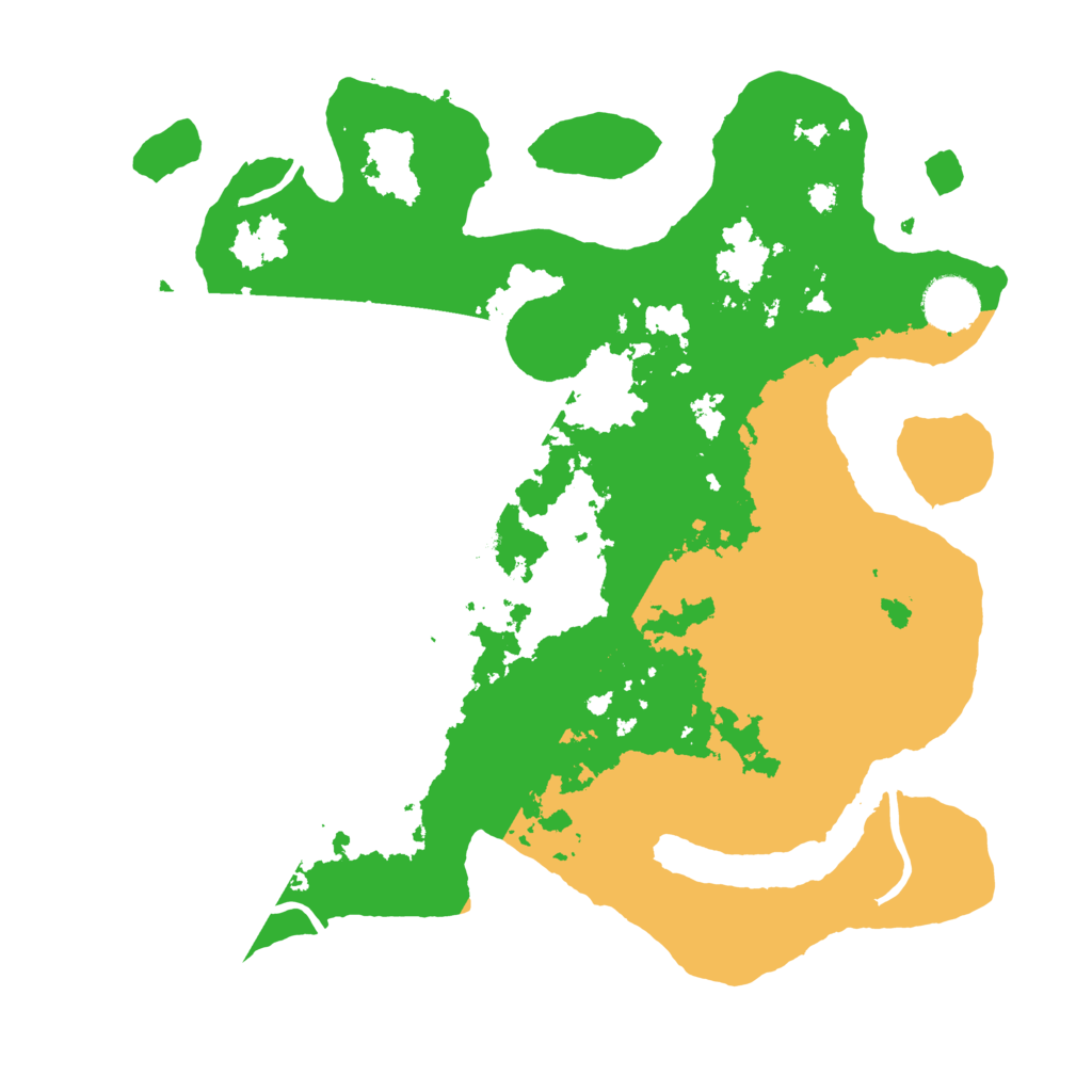 Biome Rust Map: Procedural Map, Size: 3500, Seed: 1086915470